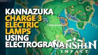 Kannazuka Charge 3 Electric Lamps using Electrograna Genshin Impact