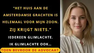 Mijn vader zei bij het testament:“Alles gaat naar mijn zoon. Zij krijgt niets.”Ik glimlachte en keek