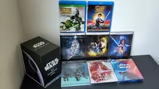 My Complete Star Wars 4K Blu-ray Steelbook Collection and Skywalker Saga Blu-ray Collection