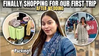 Finally Shopping For Our 1st Trip After Wedding 🥺❤️ | ALISHA SAIFI | #shopping  
