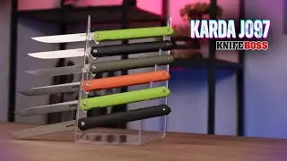 Karda J097 &mdash; 4 кольори та 2 типи клинка | Drop Point vs Tanto