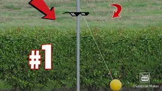 How to make a Homade Tether ball set.