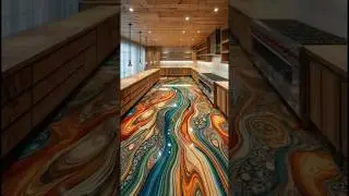 Mesmerizing Epoxy Floor Design | Wao! 😱👏 #interiordesign #epoxy #epoxyflooring #epoxyfloors