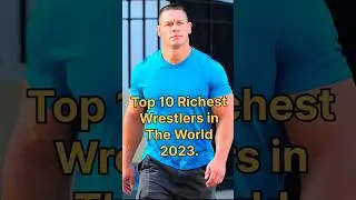 Top 10 Richest WWE Superstars.#2023  #shorts #wwe #richest