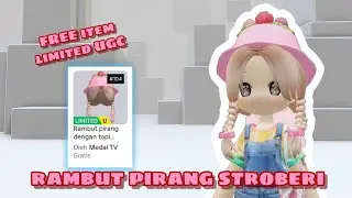 TUTORIAL FREE UGC LIMITED RAMBUT PIRANG STROBERI || Roblox