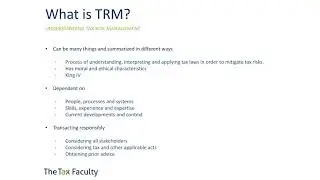 How do you manage tax risk?