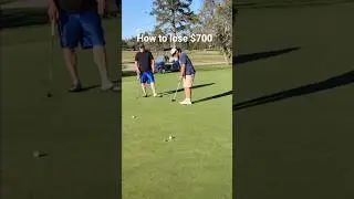 How to lose $700 with one putt#lab #labputter#putting #funnygolf