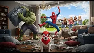 When Hulk and Spiderman Try Living a Normal Life... Chaos Begins!