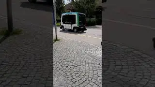 Autonom fahrender Kleinbus in Bad Birnbach