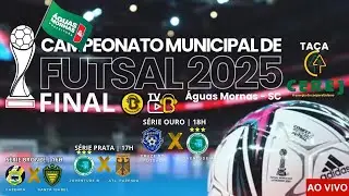 MUNICIPAL DE FUTSAL TA&Ccedil;A CEREJ 2025 | S&Aacute;B 25/10 | 16H | FINAL | &Aacute;GUAS MORNAS | AO VIVO