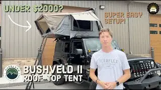 Overland Vehicle Systems Bushveld II ROOF-TOP TENT Installation and Review: Jeep Wrangler JK