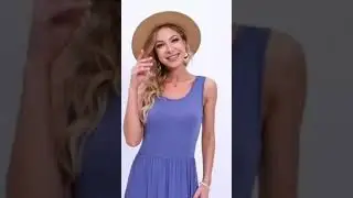 Women's Loose Plain Maxi Dresses Casual Long Dresses with Pockets #shorts