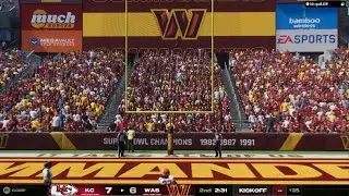 KC vs. Was online gameplayMadden NFL 25