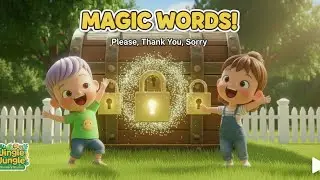​✨ Magic Words Song for Kids 🗝️ | Please, Thank You & Sorry | Jingle Jungle Nursery Rhymes 🗝️