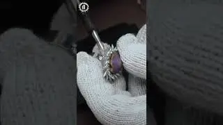 Delicate sheen. Dangerous bloom. 💜⚔️Grace sharpens its edge. #soldering #shelljewelry #ring