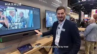 A quick walkthrough of the MAXHUB XBar Videobar range for Microsoft Teams Rooms