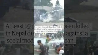 Deadly clashes in Nepal during protests over social media ban