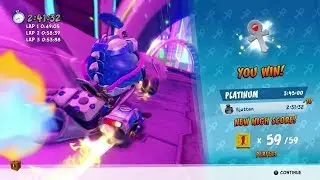 CTR Nitro Fueled - Electron Avenue - Platinum Relic (All Boxes)