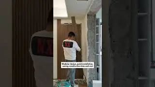 WPC wall panel invisible door. WPC wall panel factory. WPC wall panel China supplier #wpc #wall