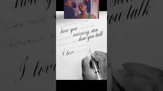 Love In Every Word @OmoniOboliTv - I Love You #love #romance #calligraphy #omoniobolitv
