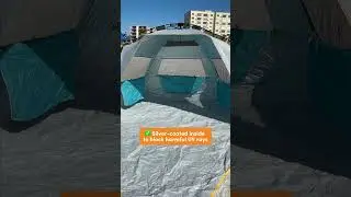 Beachside Retreat | Shade and Relaxation | 4-5 Person Beach Tent