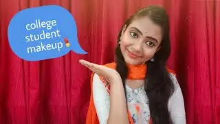 everyday College student makeup | Indian wear | GLam wid soumi