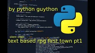 text based rpg first town pt1