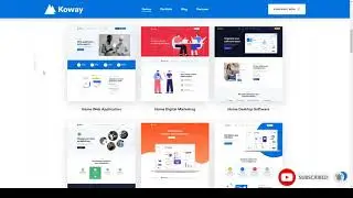 Koway - Saas Landing Page WordPress Theme  RTL landing application services Easy Create Website