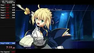 MELTY BLOOD: TYPE LUMINA - PS4 - Story - Normal - Saber - 8m 24s
