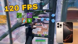 iPhone 16 Pro 120 Fps Fortnite Mobile Gameplay *Just Got Ranked Diamond In The Reload Mode*
