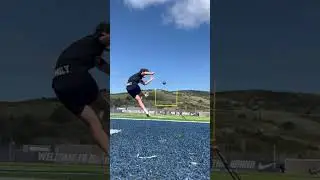 55 yard kicks from OTAs this week (3/18/25) #consistency #55yard #football #kicker