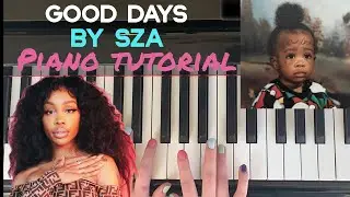 Good Days by SZA - In-Depth Piano Tutorial (Intro)