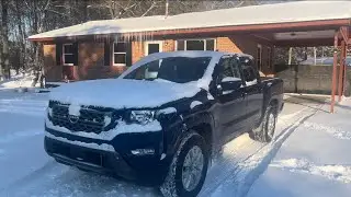 HAVING A 4 WHEEL DRIVE VEHICLE IN SNOWY WEATHER.