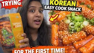 First time trying Korean easy cook snack 😱 |Honest Review 