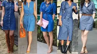 VESTIDO DENIM un CLÁSICO SIEMPRE en TENDENCIA VESTIDOS TEJANOS en TENDENCIA de MODA 2022 VESTIDO