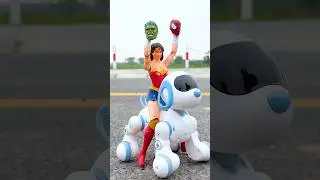 Wonder Woman teasing wolverine and Spider | Marvel Toys