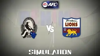 AFL 99 (1999) - Коллингвуд Мэгпайс против Брисбен Лайонс [Симуляция игрового процесса]