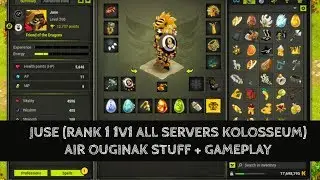 OUGINAK AIR LVL 200 | G8 BRAK | ECHO SERVER DOFUS | RANK 1 1V1 KOLO OUGINAK ALL SERVERS