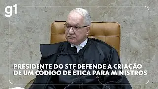 Presidente do STF defende a criação de código de ética para ministros na abertura do ano judiciário