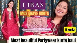 Affordable partywear kurta from Libas under 850 ll tryon ll Libas haul ll @styleupwithsneha