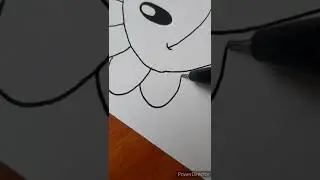 #shorts How To Draw Sunflower From Plant Vs Zombies