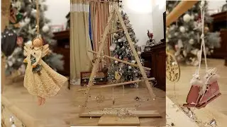 DIY Christmas Tree Made From Scrap Wood | How to make DIY Christmas Tree