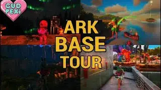 ARK BASE TOUR! Ark Survival (4 Maps)