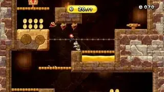 New Super Mario Bros. U - Challenges: Stoneslide Tower Climb (Wii U)