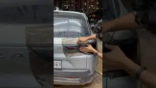 New brezza car Tail Light Smoke Tapping Install #carlover #caraccessories #reels #shorts #newbrezza
