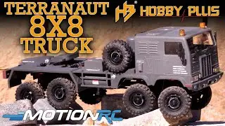 Conquer any terrain with the Terranaut 8x8 AWS RC Truck from Hobby Plus! | Motion RC