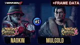 MULGOLD (Dragunov) vs NAOKIN (Leroy) - Tekken 8 Ranked PRO Gameplay + FRAME DATA