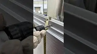 Special fireproof material for steel structure workshops, quick installation, no exposed nails.