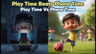 # kids Mobile Awareness Story for Kids #Play Time Beats Phone Time