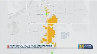 PG&E power outage leaves thousands without power in south, southeast Bakersfield